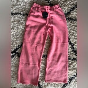 White Fox Don’t Even Try Wide Leg Sweatpants - L